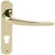 Lvr Hdls/Plt Multipoint Zinc Alloy PVD Polished Gold