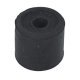 Door Stop/Floor D34x26mm Rubber Black