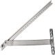 OH Door Holder+Stop 125D Stainless Steel/Aluminium Silver