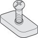 Hawa Junior 120 Track Fixing Set Glv Steel