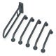 Nyma Care Doc M Rails Only Set Stainless Steel D.Grey