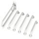 Nyma Care Doc M Rails Only Set Stainless Steel Wht