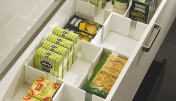 Cuisioflex Drawer Insert Set x3 Aluminium Grey/Gph - view 5