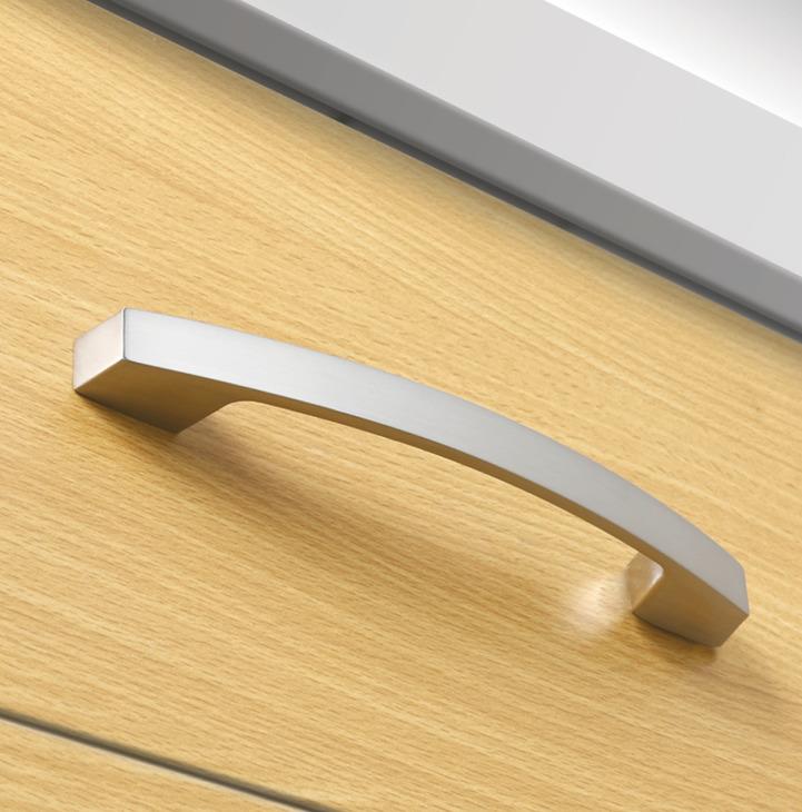 Florence Bow Handle Aluminium SSE 128mm Fixing Centres - view 2