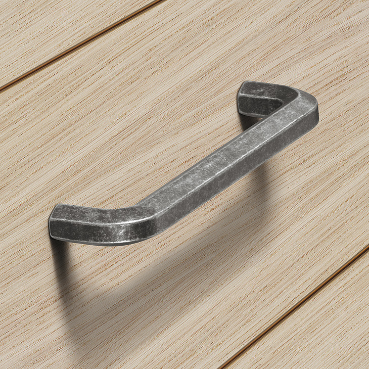 Bolsena Pull Handle Zinc Alloy Matte Black 160mm Fixing Centres - view 6