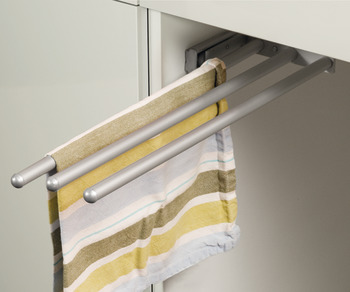 Towel Rail 2-Arm 440mm Aluminium PC - view 2