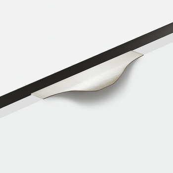 Noma Profile Handle Aluminium Ano Bright 128mm Fixing Centres - view 3