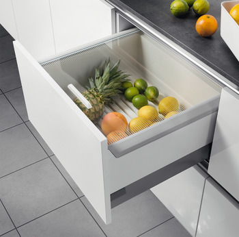 Hailo Pantry-Box 600mm Wide Drws Plastic Wht - view 2