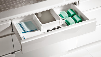 MXP Std Drawer Sides 16/92/350mm Grey 6pr