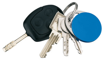 Dialock MiCls Key Tag D36x5.3mm Plastic Black - view 3