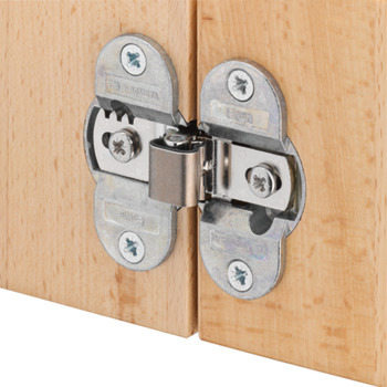 180D Hinge 13mm for Folding Drs SF Zinc Alloy NP