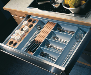 Cutlery Ins 80/60 800mm HG Plastic Silver/Grey - view 4