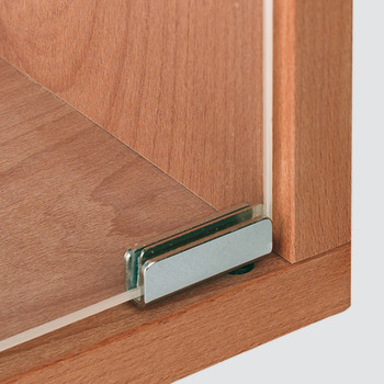 110D Simplex Glass Door Hinge Steel/Chrome Plt