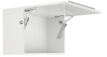 Free Flap H 1.5 Plastic/Metal B RH White - view 2