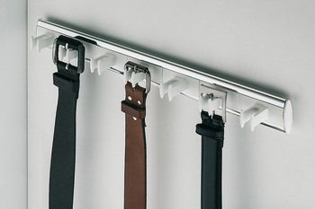 WithRobe Belt Rack 7 Belts 47x432x48mm Wht - view 2
