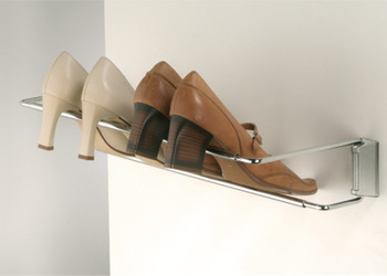 Shoe Rack 480-750mm 87x205mm Chrome/Grey