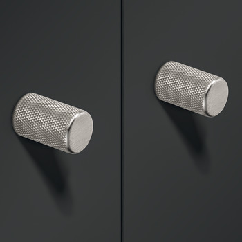 Graf Knob Aluminium Matte Black D17x28mm - view 2