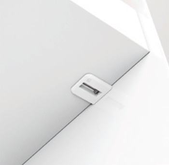 Con Shelf Support D5mm w Spr Plug Plastic Grey - view 2