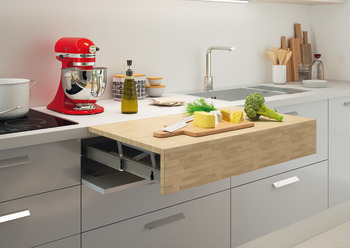 OPLA TOP PO WithT 40kg 1200mm Steel/Anodised Silver