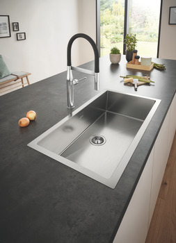 Grohe K1000 1160mm 1.0B Sink/Drain RH Stainless Steel - view 5