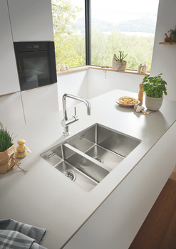 Grohe K700 UM 595mm 1.5B Sink LHHB Stainless Steel - view 4