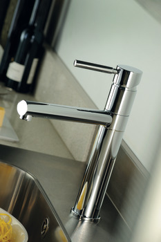 Abode AT1088 Hydrus Sgl Lvr L-Tap Chrome - view 2