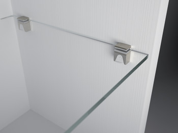 Kubic Gls Shelf Support 4-8mm w Rubber - view 3