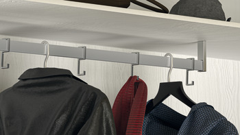 WithRobe Rail (Sqr) Centre Support M Brush - view 2