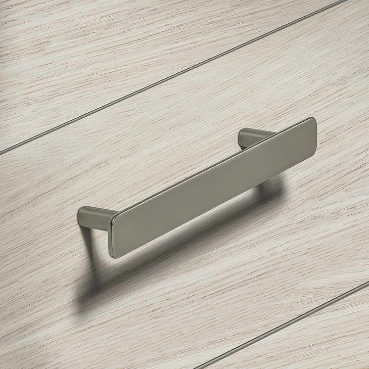 Ashton Pull Handle Zinc Alloy Graphite Col 160mm Fixing Centres - view 2