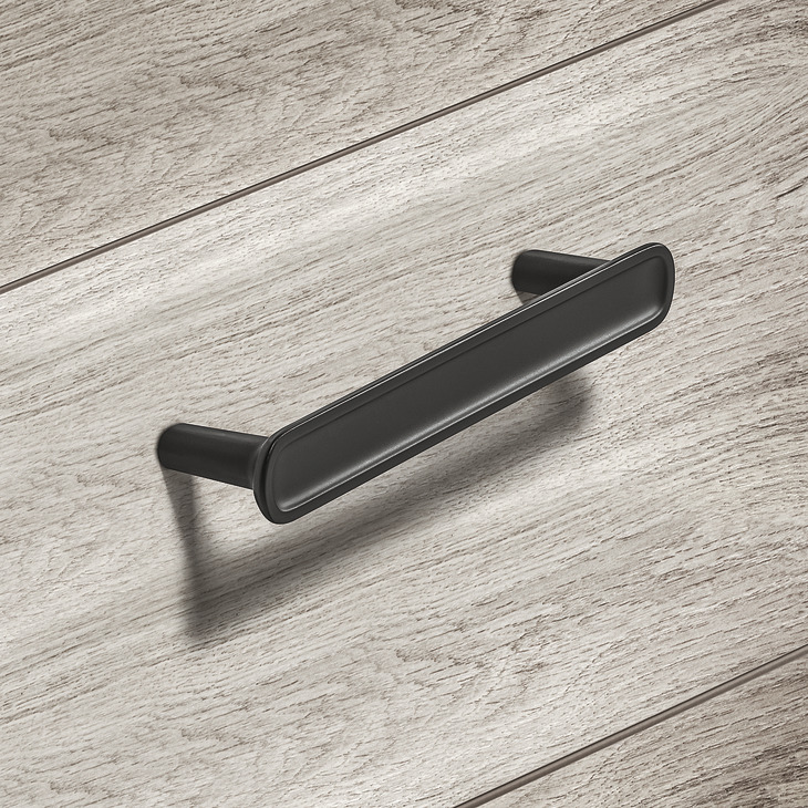 Concavo Pull Handle Zinc Alloy Bru Gld Col 160mm Fixing Centres - view 2