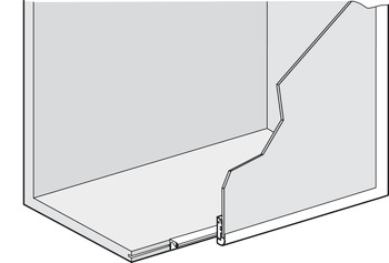 Gola System A Profile Hrz Wall 3.9m Aluminium Silver - view 3