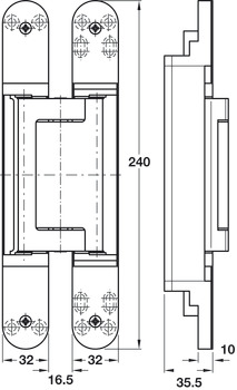 Tectus TE640 3D FR 180D Hinge MN f2 - view 2
