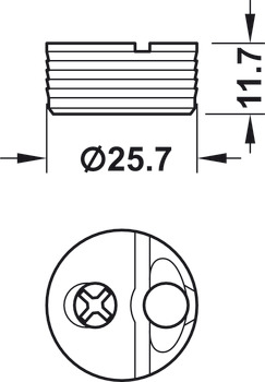 Tofix Connector Housing Plastic Brown - view 2