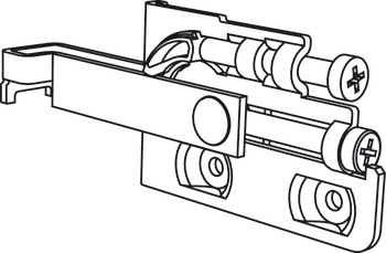 Scarpi-4 Cabinet Hanger LH Screw-On - view 2