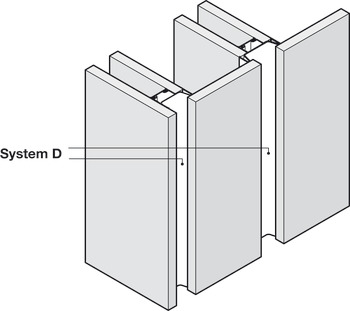 Gola System A Profile Hrz Wall 3.9m Aluminium Silver - view 5