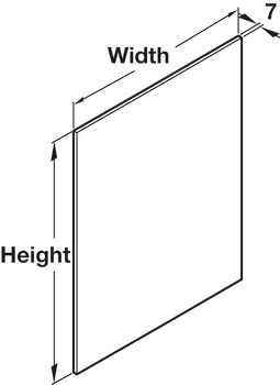 Stainless Steel S/B 900x750x7mm - view 2