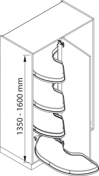 VS Cornerstone Maxx Ext Pole 1350-1600mm - view 2