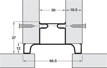 Gola System D Profile Vrt Mid 2.67m Aluminium Copper - view 3