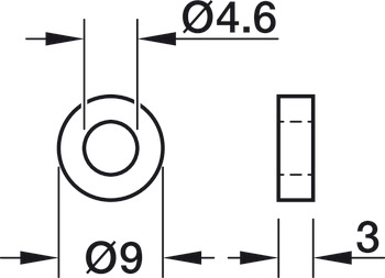 Door Panel Conn Bolt Washer Plastic Brown - view 2