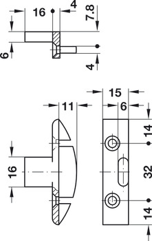 Frame Component EH GM Hos Mk.Black - view 2