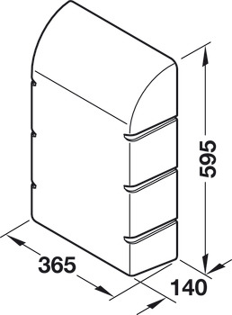 Ironfix Wall Mnt Iron Board Hood - view 2