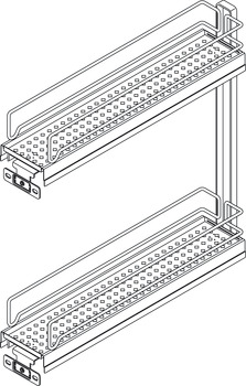 VS SUB Slim 150mm PO 90D 2-Tier Silver - view 4