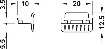 Ixconnect Rear Panel Connector G 13/20 - view 2