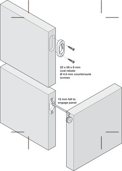 Button-fix Type 1 Parallel Pnls Flush - view 3