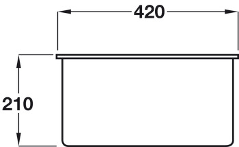 Smeg Quadra VSTQ40-2 1.0B Sink UH Stainless Steel - view 2