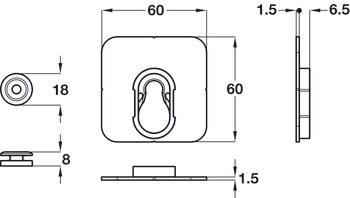 Button-fix Type 1 Comp Set Bonded - view 2