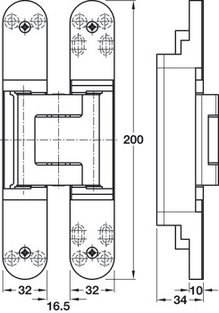 Tectus TE540 3D FR 180D Hinge PBP - view 2