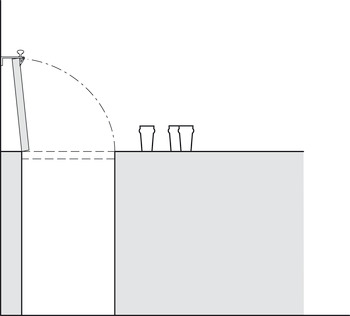 Counterflap Catch 92mm Brass SC - view 3