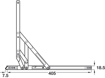 Loadpro Egress/Easy Clean Friction Hinge - view 3