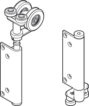 HafeleFld 100 End Hanger Set LH GSS